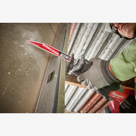 Полотно для сабельных пил WRECKER CARBIDE NITRUS MILWAUKEE, 230/4.2мм, (мультиматериал)