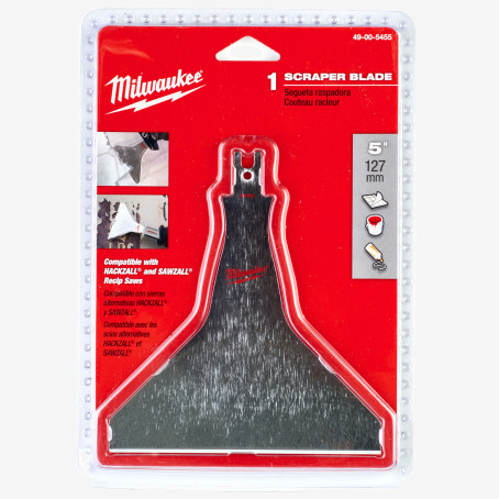 Полотно для шаб.пилы MILWAUKEE, скребок, 125мм