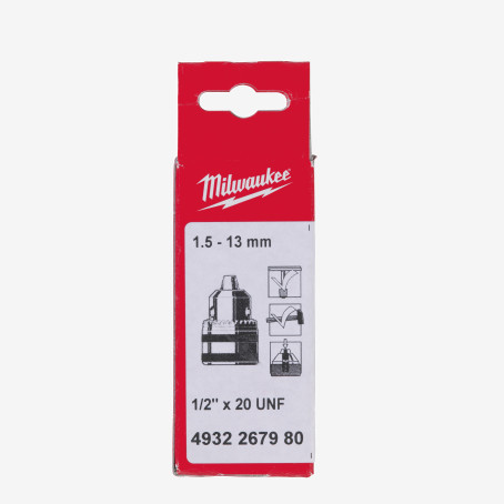 Патрон ключовий MILWAUKEE 1,5-13 1/2"х20 Патрон ключовий MILWAUKEE 1,5-13 1/2"х20