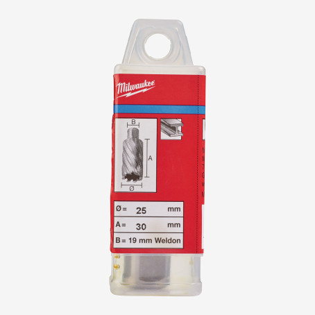 Кольцевая фреза MILWAUKEE HSS (WELDON), Ø25x30мм Кольцевая фреза MILWAUKEE HSS (WELDON), Ø25x30мм