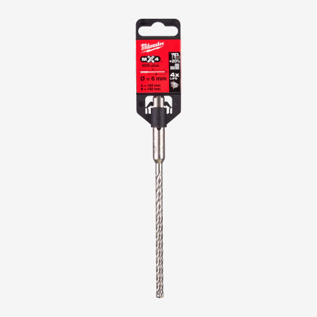 Бур SDS-PLUS MX4 MILWAUKEE, Ø6x165х100мм