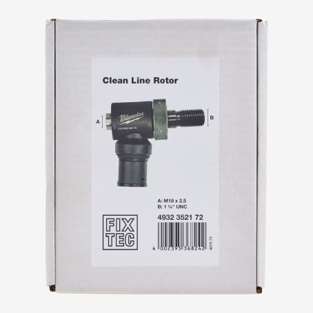 Система пылеудаления FIXTEC CLR M18X2,5 MILWAUKEE для DD2-160XE