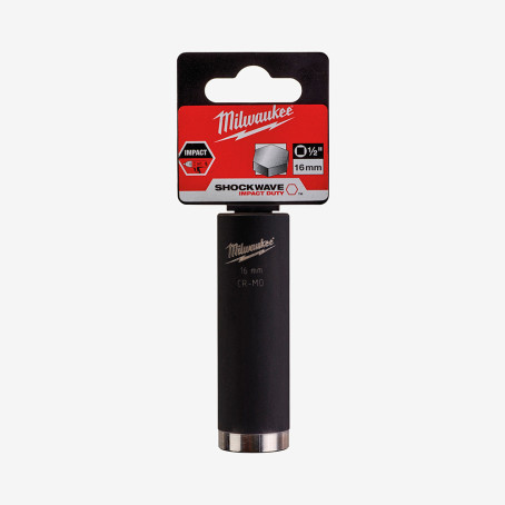Головка ShW 1/2'' MILWAUKEE удлиненная, 16мм Головка ShW 1/2'' MILWAUKEE удлиненная, 16мм