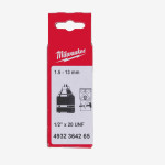 Патрон безключовий промисловий MILWAUKEE 1,5-13 1/2"х20 Патрон безключовий промисловий MILWAUKEE 1,5-13 1/2"х20