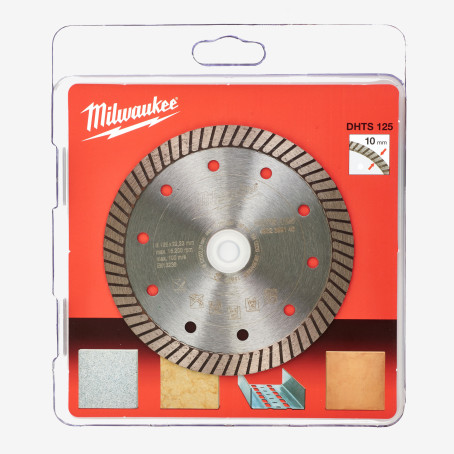 Диск алмазный MILWAUKEE DHTS 125, Ø125мм Диск алмазный MILWAUKEE DHTS 125, Ø125мм