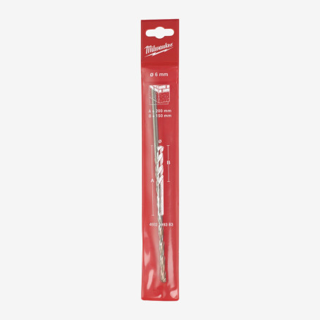 Сверло по бетону MILWAUKEE DIN 8039 6x200