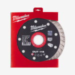 Диск алмазний MILWAUKEE DUT 115, Ø125мм
