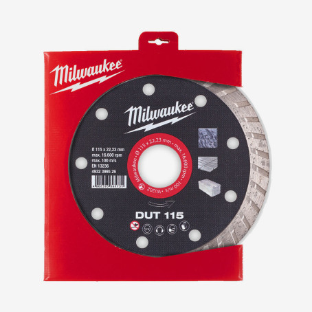 Диск алмазний MILWAUKEE DUT 115, Ø125мм