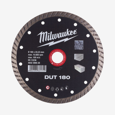 Диск алмазний MILWAUKEE DUT 180, Ø125мм Диск алмазний MILWAUKEE DUT 180, Ø125мм