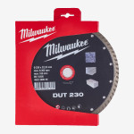 Диск алмазний MILWAUKEE DUT 230, Ø230мм Диск алмазний MILWAUKEE DUT 230, Ø230мм