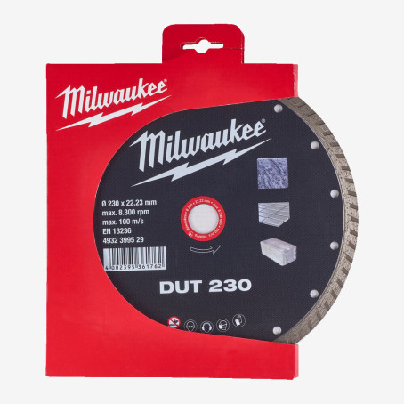 Диск алмазний MILWAUKEE DUT 230, Ø230мм Диск алмазний MILWAUKEE DUT 230, Ø230мм