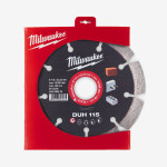 Диск алмазный MILWAUKEE DUH 115, Ø115мм