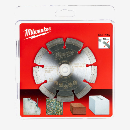 Диск алмазный MILWAUKEE DUH 115, Ø115мм