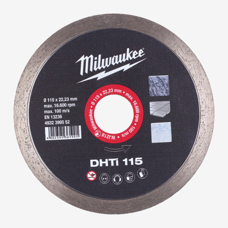 Диск алмазный MILWAUKEE DHTI 115, Ø125мм Диск алмазный MILWAUKEE DHTI 115, Ø125мм