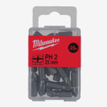 Біта MILWAUKEE, PH1, 25мм, (25шт)