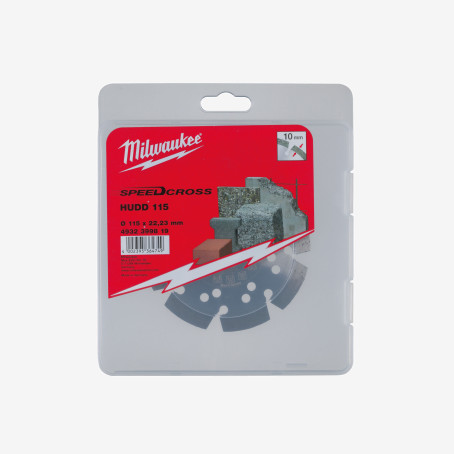 Диск алмазный Speedcross MILWAUKEE HUDD 115, Ø115мм Диск алмазный Speedcross MILWAUKEE HUDD 115, Ø115мм
