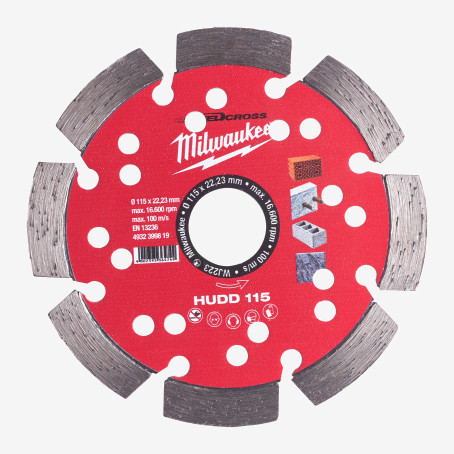 Диск алмазний Speedcross MILWAUKEE HUDD 125, Ø125мм Диск алмазний Speedcross MILWAUKEE HUDD 125, Ø125мм