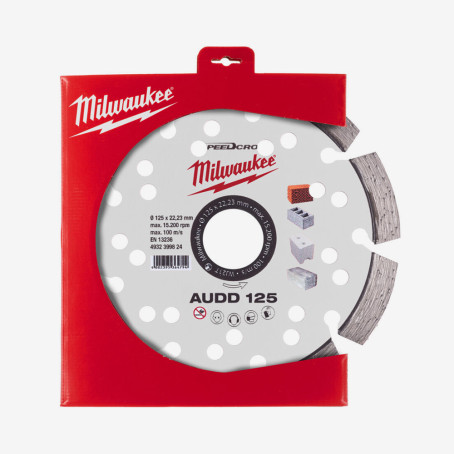 Диск алмазный Speedcross MILWAUKEE AUDD 125, Ø125мм