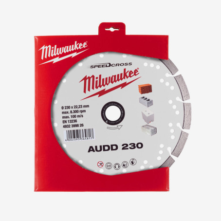 Диск алмазний Speedcross MILWAUKEE AUDD 230, Ø230мм