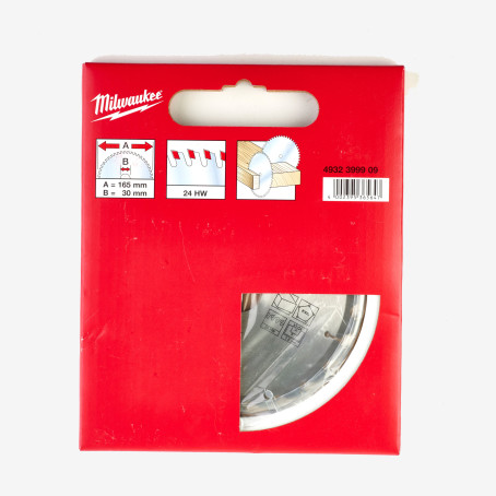 Диск пильный THIN KERF MILWAUKEE, Ø165х20х1,8мм, 24 зуб. Диск пильный THIN KERF MILWAUKEE, Ø165х20х1,8мм, 24 зуб.