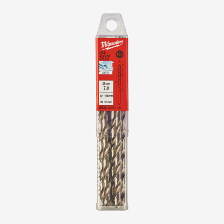 Свердло по металу HSS-G MILWAUKEE DIN340, Ø7,0x157мм, (10шт) Свердло по металу HSS-G MILWAUKEE DIN340, Ø7,0x157мм, (10шт)