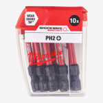 Біта SHOCKWAVE MILWAUKEE, PH2, 50мм, (10шт)