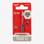 Бита SHOCKWAVE MILWAUKEE, TX20, 50мм (1шт) Бита SHOCKWAVE MILWAUKEE, TX20, 50мм (1шт)