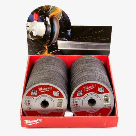 Диск відрізний по металу MILWAUKEE, SCS 41/125х1, Ø125мм, (200шт) Диск відрізний по металу MILWAUKEE, SCS 41/125х1, Ø125мм, (200шт)