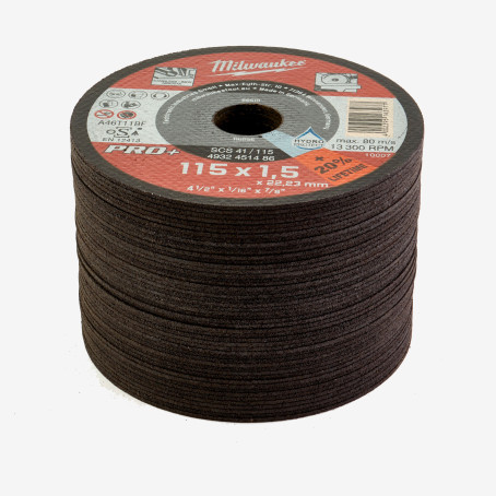 Диск відрізний по металу MILWAUKEE, SCS 41/115х1.5 PRO+, Ø115мм