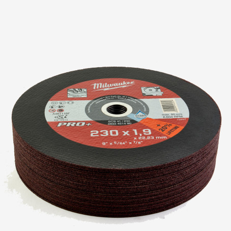 Диск відрізний по металу MILWAUKEE, SCS 41/230х1,9 PRO+, Ø230мм