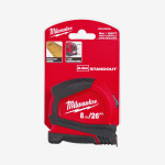 Рулетка Pro Compact MILWAUKEE, 8м/26фт, (25мм) Рулетка Pro Compact MILWAUKEE, 8м/26фт, (25мм)