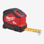 Рулетка метрическая AUTOLOCK MILWAUKEE, 8м (25мм)