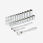 Набір головок метричних 1/4'' MILWAUKEE з храповиком, (28шт)