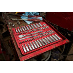 Набір головок метричних та дюймових 3/8'' MILWAUKEE з храповиком , (56шт)