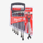 Набір метричних ключів рожково-накидних MAX BITE™ MILWAUKEE, (7шт) Набір метричних ключів рожково-накидних MAX BITE™ MILWAUKEE, (7шт)