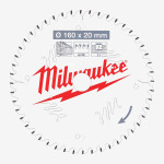 Диск пильный PFTE MILWAUKEE, Ø160х20х2,2мм, 48 зуб.