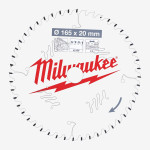 Диск пильный PFTE MILWAUKEE, Ø165х20х2,2мм, 48 зуб. Диск пильный PFTE MILWAUKEE, Ø165х20х2,2мм, 48 зуб.