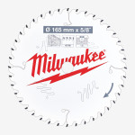 Диск пильный PFTE MILWAUKEE, Ø165х15, 87х1, 6мм, 40 зуб.