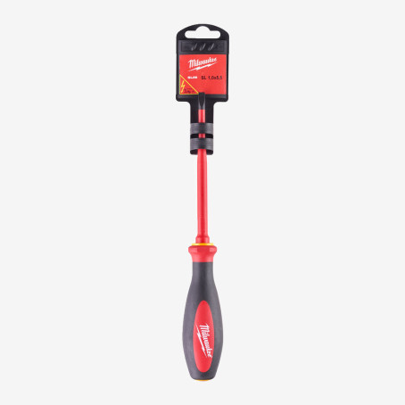 Викрутка VDE діелектрична тонка MILWAUKEE SL 1,0х5,5х120мм Викрутка VDE діелектрична тонка MILWAUKEE SL 1,0х5,5х120мм