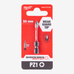 Бита SHOCKWAVE MILWAUKEE, PZ1, 50мм (1шт) Бита SHOCKWAVE MILWAUKEE, PZ1, 50мм (1шт)