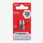 Біта SHOCKWAVE MILWAUKEE, TX BO20, 25мм, (2шт) Біта SHOCKWAVE MILWAUKEE, TX BO20, 25мм, (2шт)