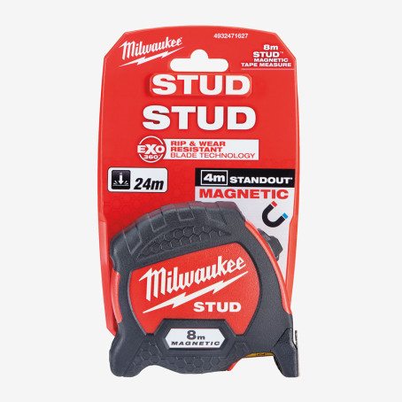 Рулетка магнитная метрична MILWAUKEE STUD, 8м (33мм)