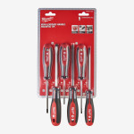 Набір викруток магнітних MILWAUKEE з тригранною рукояткою (PZ1/PZ2/SL3/SL4/SL5.5/SL6.5) (6шт)