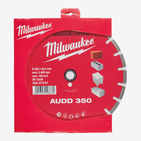 Диск алмазный Speedcross MILWAUKEE AUDD 350, Ø350мм