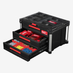 Ящик PACKOUT MILWAUKEE з 3-ма висувними відсіками Ящик PACKOUT MILWAUKEE з 3-ма висувними відсіками