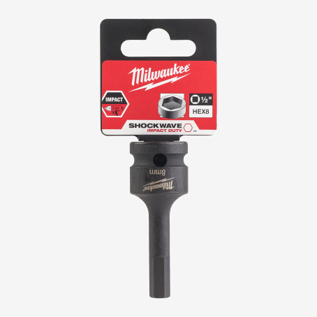 Головка ударная 1/2'' MILWAUKEE, HEX8 Головка ударная 1/2'' MILWAUKEE, HEX8