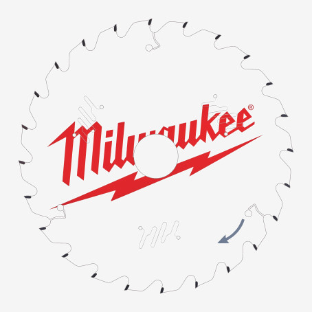 Диск пильный PFTE THIN KERF MILWAUKEE, Ø210х30х1, 9мм, 24 зуб. Диск пильный PFTE THIN KERF MILWAUKEE, Ø210х30х1, 9мм, 24 зуб.