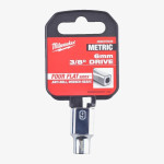 Головка хромированная метрическая 3/8'' MILWAUKEE, 10мм
