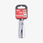 Головка хромированная метрическая удлиненная 3/8'' MILWAUKEE, 19мм