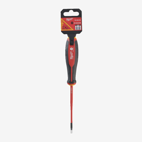 Викрутка VDE діелектрична MILWAUKEE SL 0,5х3,0х100мм Викрутка VDE діелектрична MILWAUKEE SL 0,5х3,0х100мм